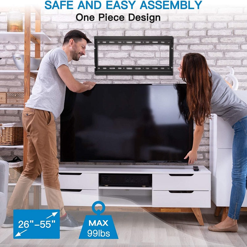 Tilt TV Wall Mount for 26-55 Inch TVs, Max VESA 400x400mm | TVB-B42