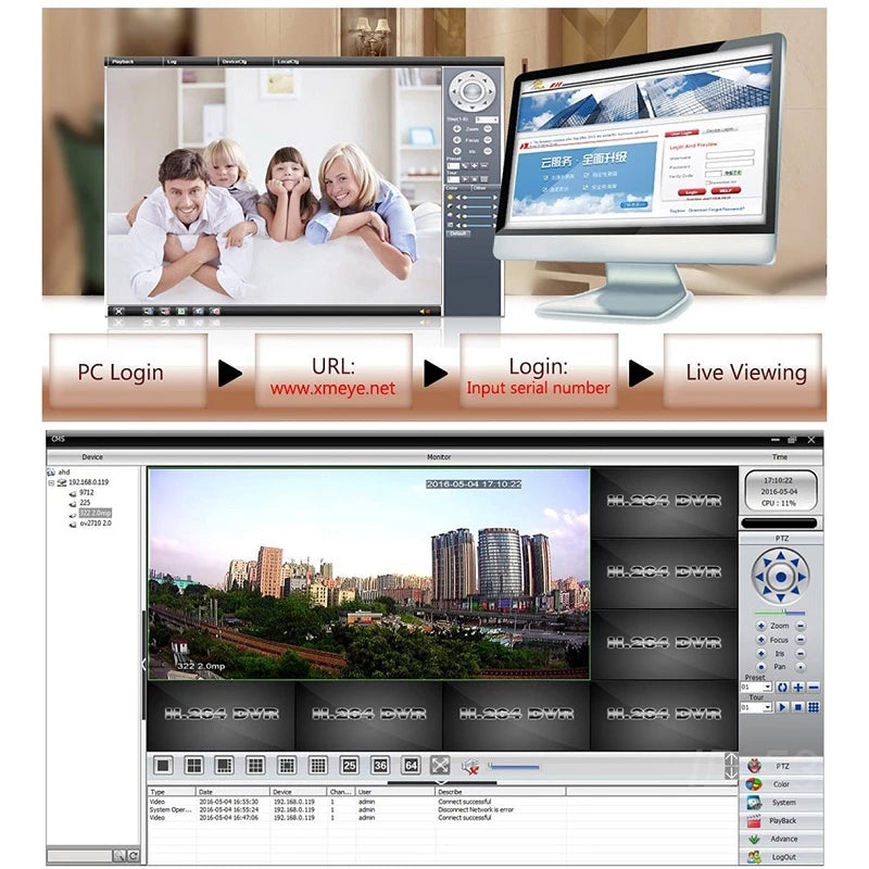 Full-HD Hybrid 6 in 1 8CH DVR/XVR | HDMI & VGA | DVR811L