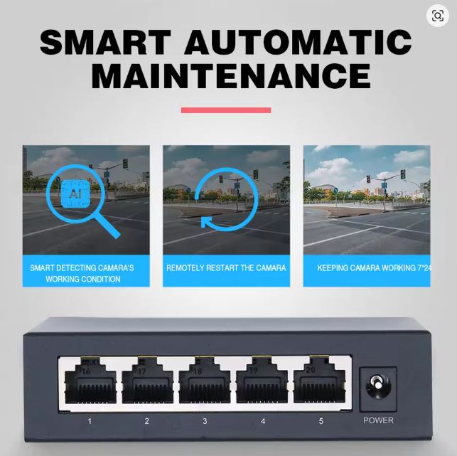 5 Port 10/100/1000Mbps Metal Gigabit Desktop Network Switch | 7SNSB-SG105