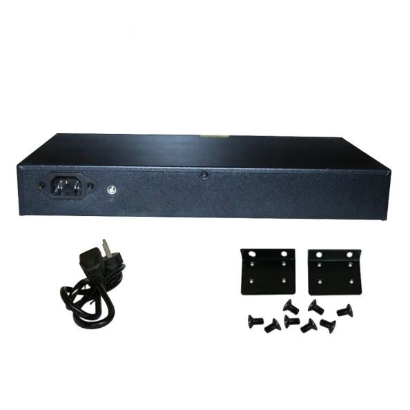 250W 16-Port Gigabit PoE Switch with Uplink & SFP | POE-G1622