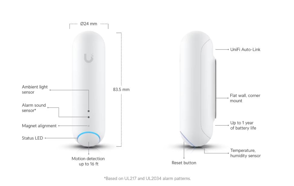Ubiquiti Unifi UP-Sense Protect All-In-One Battery Smart Sensor