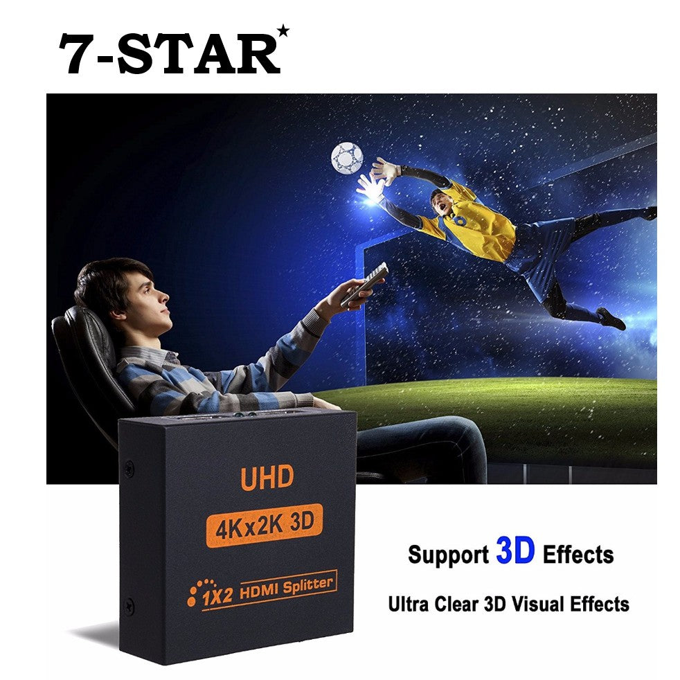 4K 1x2 HDMI Splitter/Distributor 1 Input 2 Output | HM102