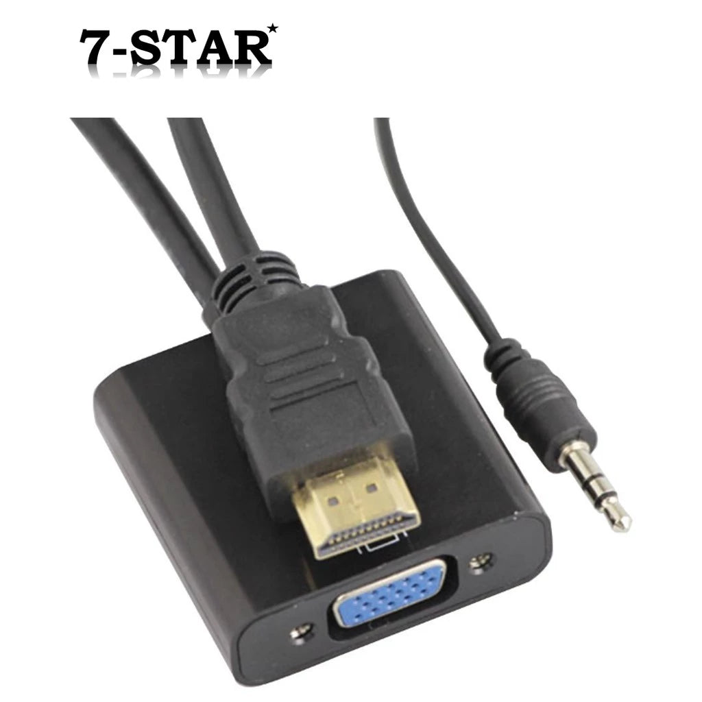 HDMI to VGA Adapter Converter with Sound Cable | HDVG-A