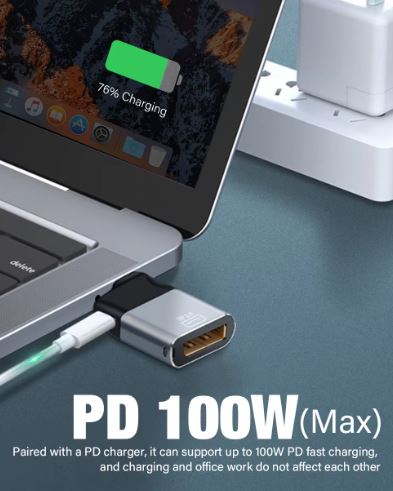 Type-C to HDMI & DP with PD Converter | Video Converter Adapter