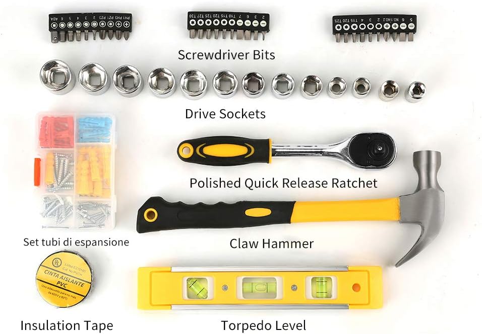 108PCS Household Tools Set with Tool Box | 7STS-Y108