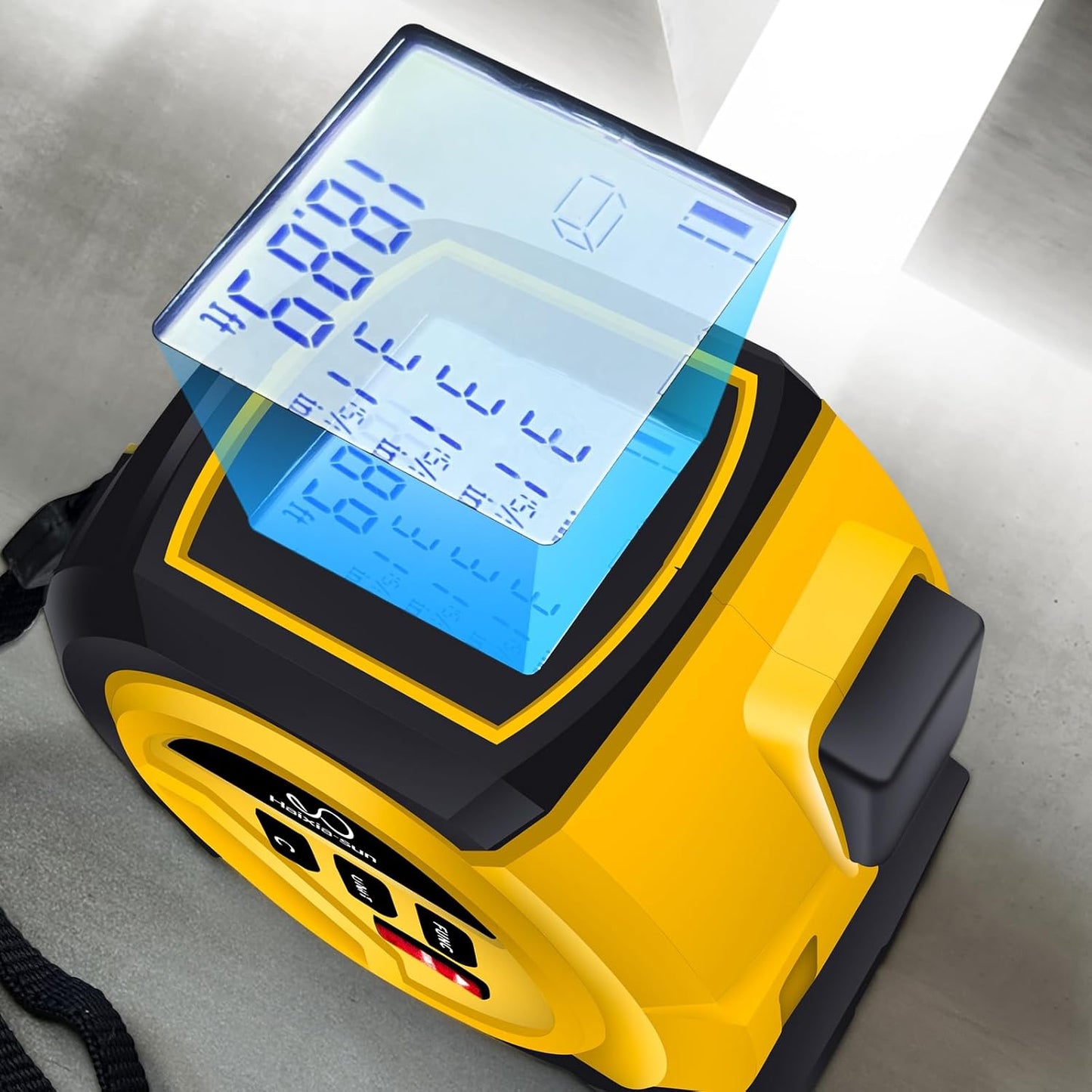 3-in-1 Laser Tape Measure 60M + 5M + Angle Display | PDMT-360