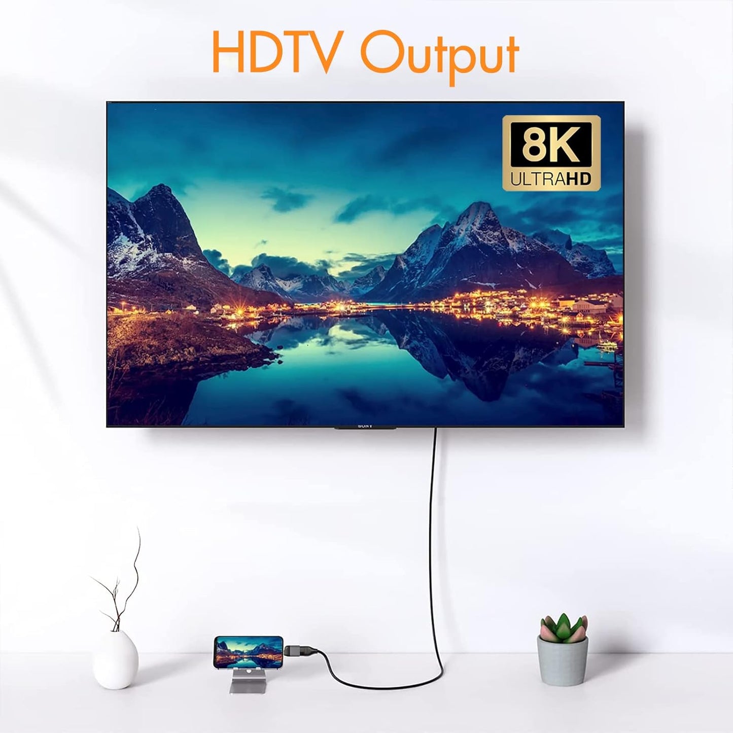 8K Type-C to DP 1.4 DisplayPort Converter | 7S-TCDP