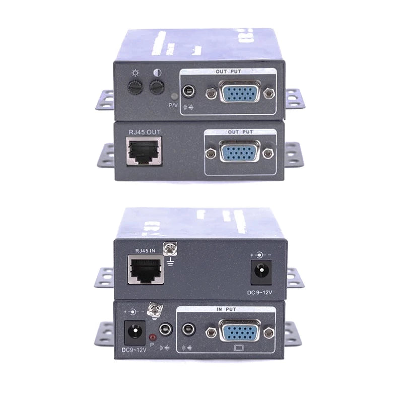 300M VGA Extender with Audio | 1x1 Splitter Sender | VE02-2