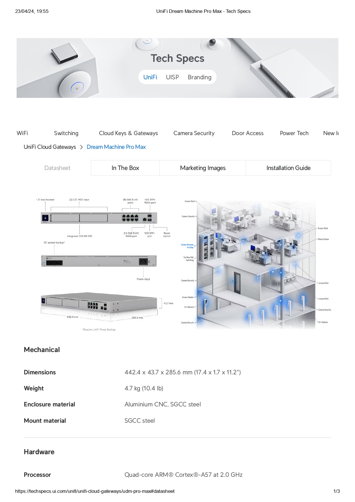 Ubiquiti Unifi Machine Pro Max