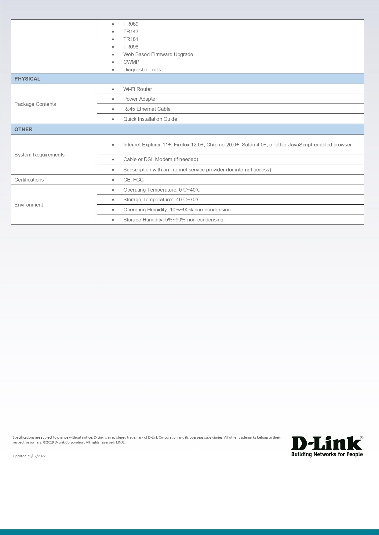 D-Link AX3000 WiFi 6 Mesh Gigabit Wireless Wifi Router | DL-DIR-X3000Z