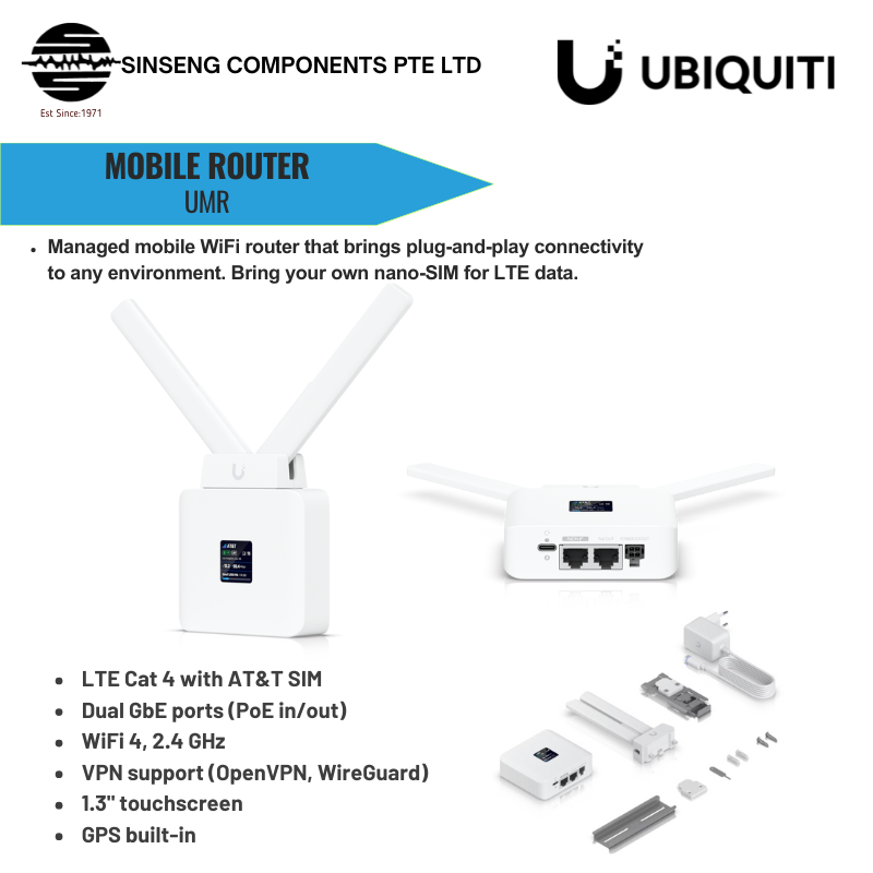 Ubiquiti UniFi UMR 4G LTE Mobile Router