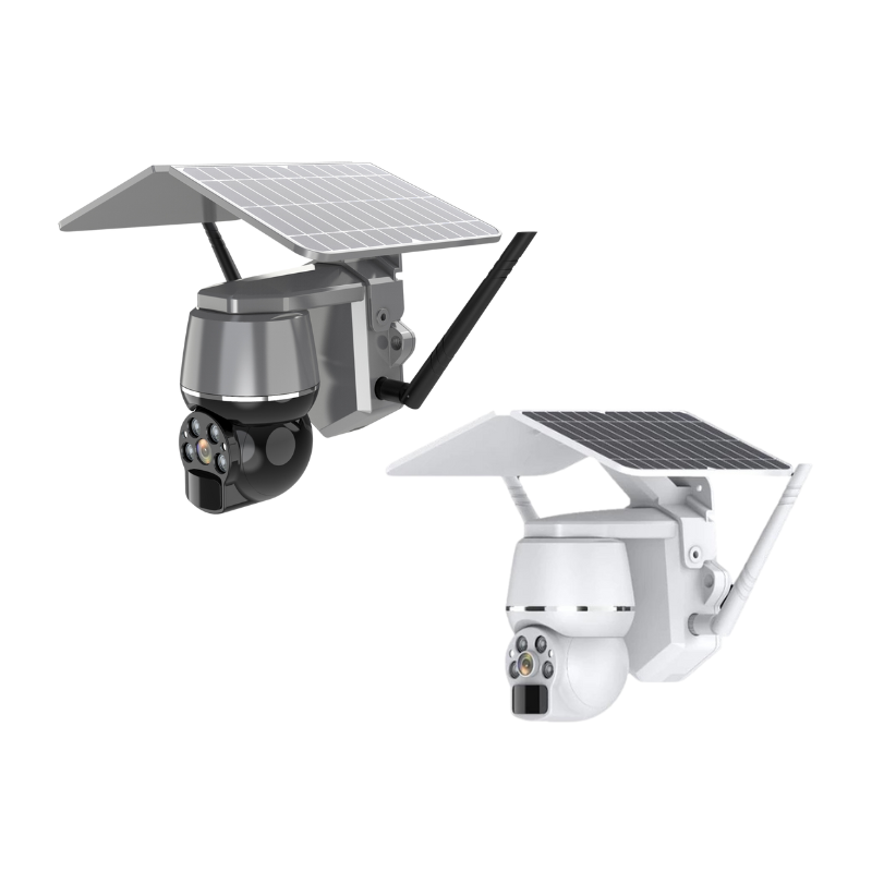 4MP PTZ Solar IP Camera for 24/7 Surveillance Q7 4G/WIFI