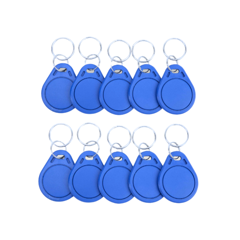 (10Pcs) 13.56MHz MIFARE MF TAG - Keyfob for Smart Door Locks | 7SDA-TMF-BL