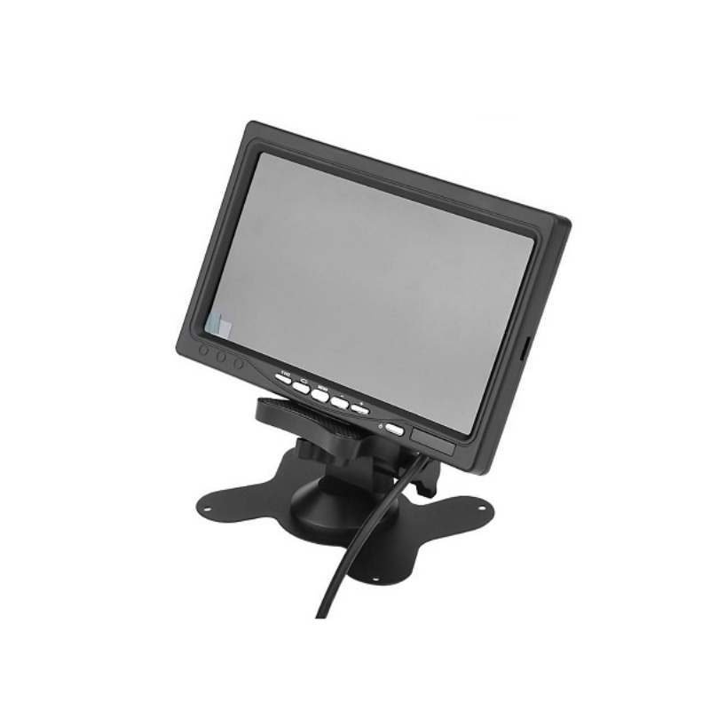 7" IPS Monitor with 2 BNC/AV/RCA for CCTV & Vehicles (DC9-36V) | LCD700