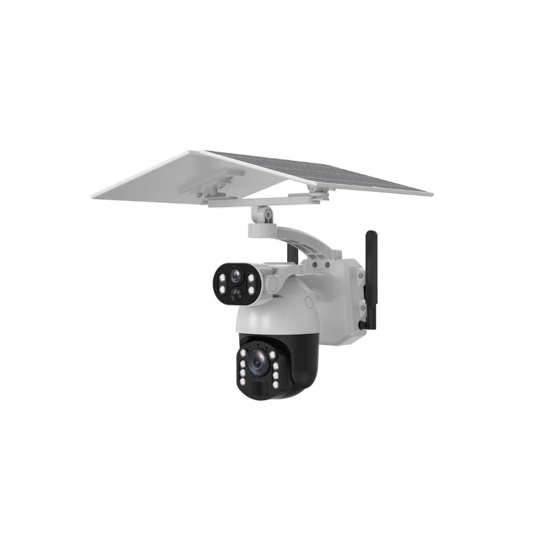 6MP 30x Zoom Dual-Lens PTZ Solar IP Camera with 6+6W Solar Panel | Q6MAX+ WIFI/4G