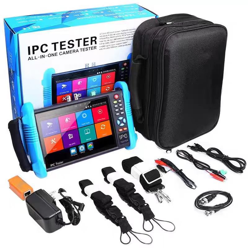 All-in-One 4K 8MP 7" IPS Touch CCTV Tester for HD-TVI/CVI/AHD/SDI/IP | CT9800U-CT