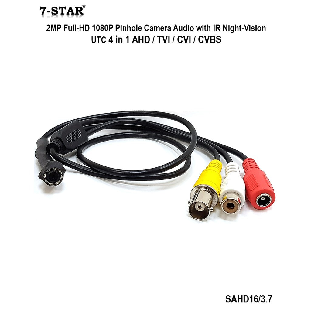 1080P 2MP AHD Spy Mini CCTV IR Camera | SAHD16/3.7