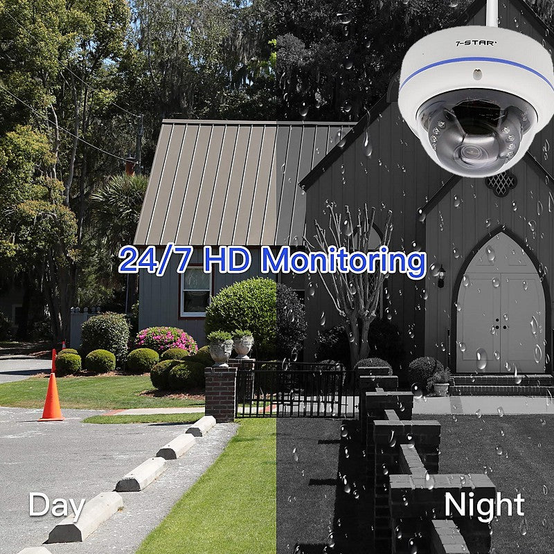 5MP 4CH Wireless NVR Kit | Dome 2.8mm | Built-in Audio | NVR5104D-A2