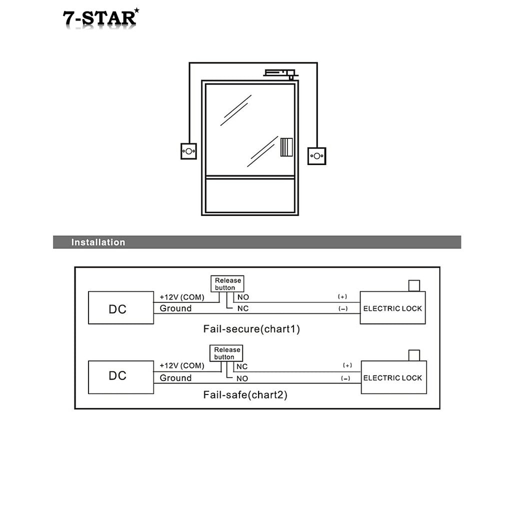 Stainless Steel Door Release Key Switch for Access Control | KEY SWITCH