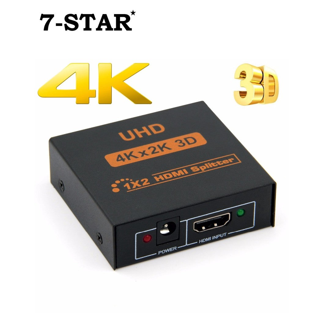 4K 1x2 HDMI Splitter/Distributor 1 Input 2 Output | HM102