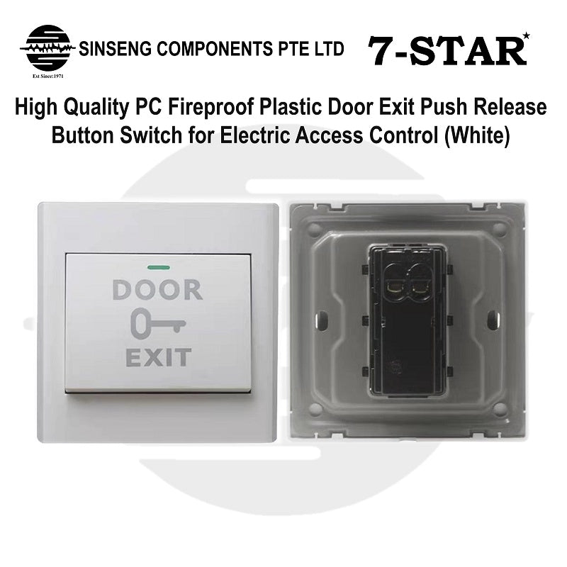 DOOR EXIT Push Release Button for Access Control Biometrics System