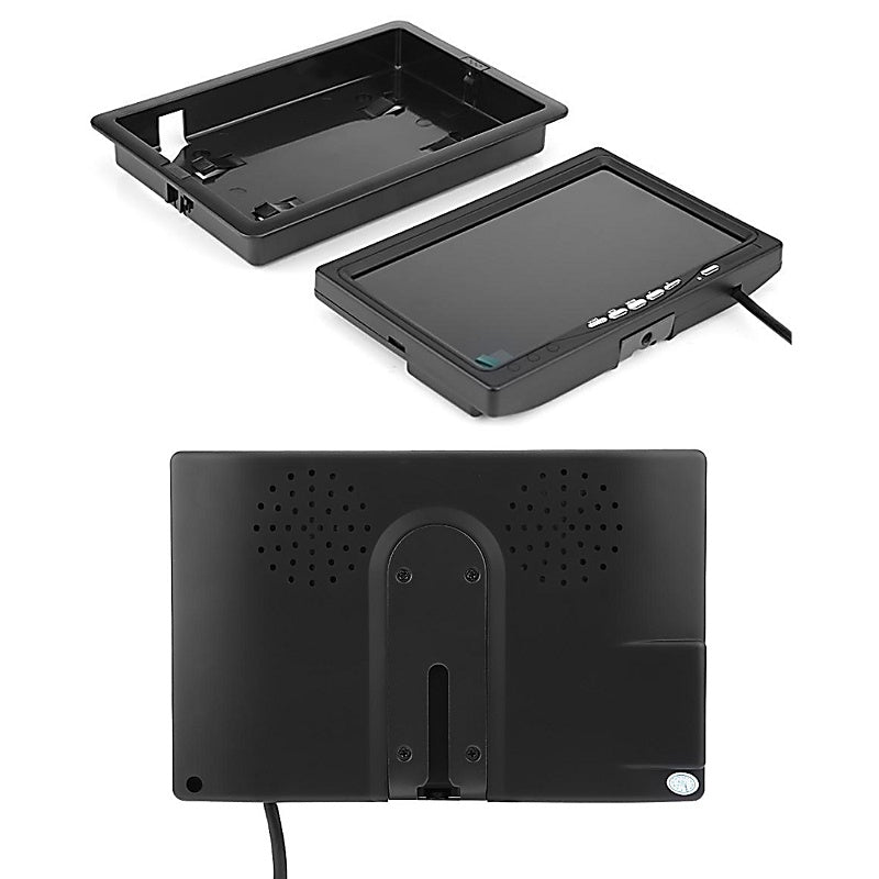 7" IPS Monitor with 2 BNC/AV/RCA for CCTV & Vehicles (DC9-36V) | LCD700