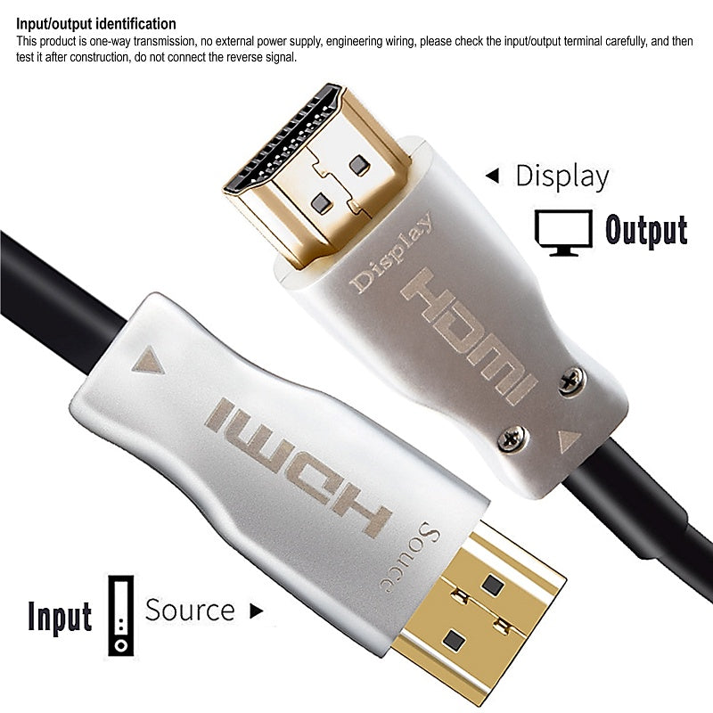 4K HDMI 2.0 Fiber Optic Cable 60Hz | HDMI/15-100M