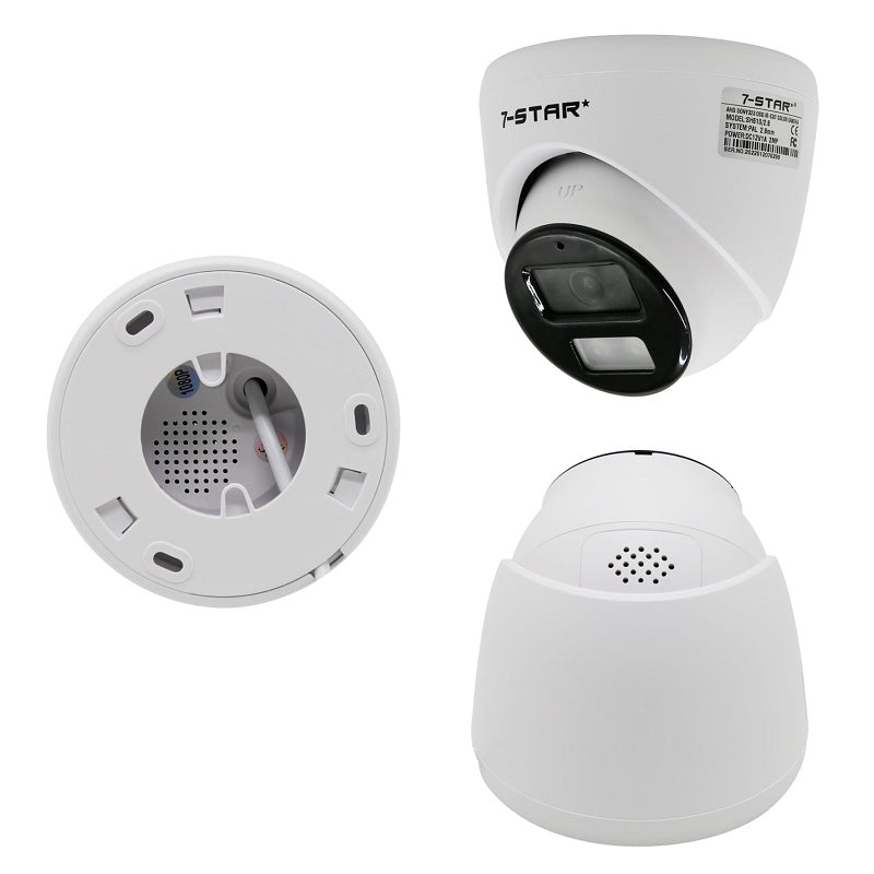 2MP Full-HD SONY 2.8mm Dome Turret Smart IR CCTV Camera (4-in-1 OSD: AHD/TVI/CVI/960H) | SH610/2.8
