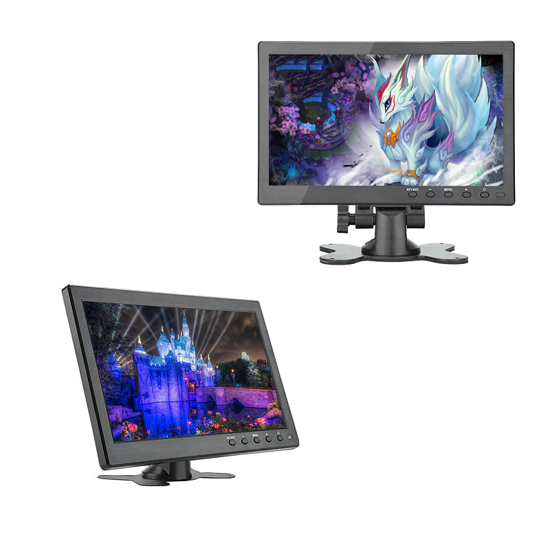 10" IPS LED Monitor (HDMI/VGA/RCA/BNC/USB/Speaker + Remote) | LED1010