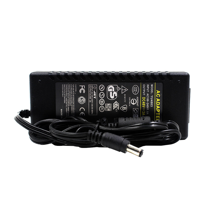 48V 3A AC ADAPTER Power Supply | DC 5.5*2.5mm | ADAPTOR 48V/3A(S)