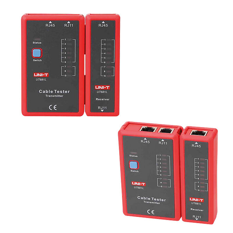 UNI-T LAN Cable Tester for RJ45 RJ11 BNC HDMI Ethernet | CT-UT681L