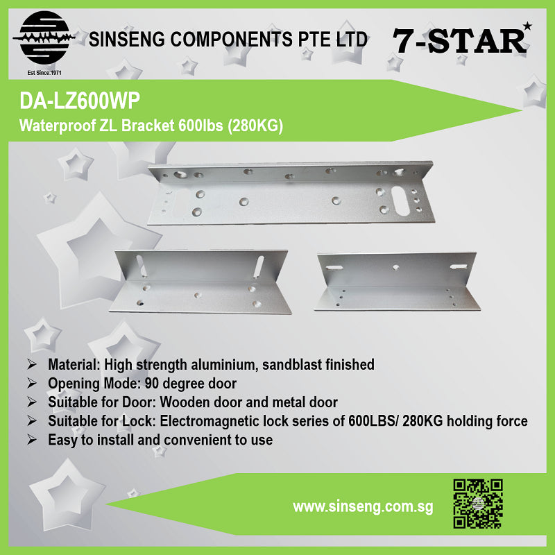 Waterproof ZL Bracket 600lbs (280KG) | DA-LZ600WP