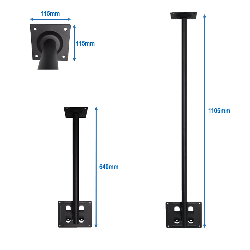 42”-75” Ceiling Mount Swivel TV Bracket (50KG) - 1.1M | TVB-CP513