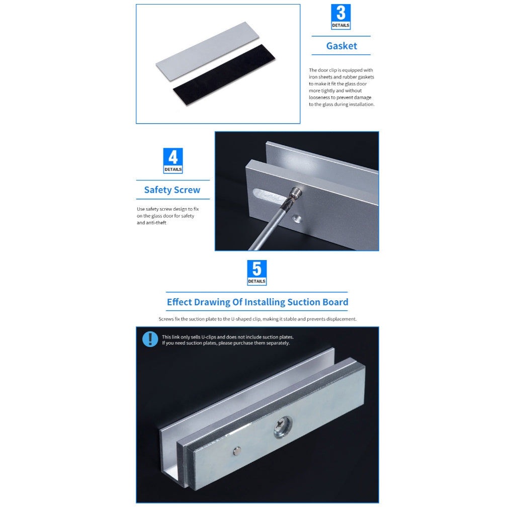 400lbs U Bracket for EM Magnetic Lock (180KG) | 7SDA-U400