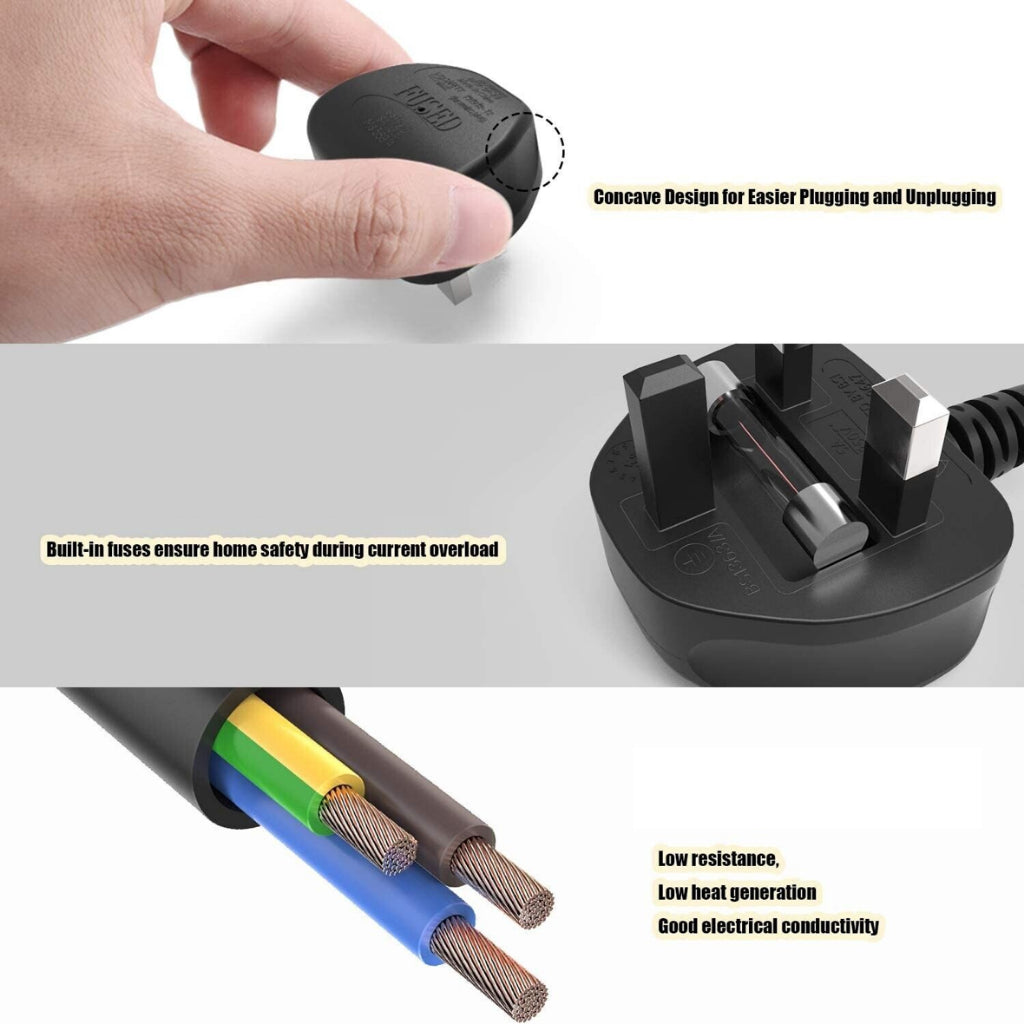 C5 Mickey Mouse Power Cord (1.5M) with Safety Certification | CBC5/1.5(S)