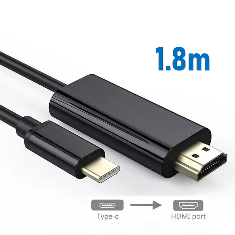 4K USB TYPE-C Type C TO HDMI Adapter Cable | 1.8M | CBUSB/C-HDMI/1.8M
