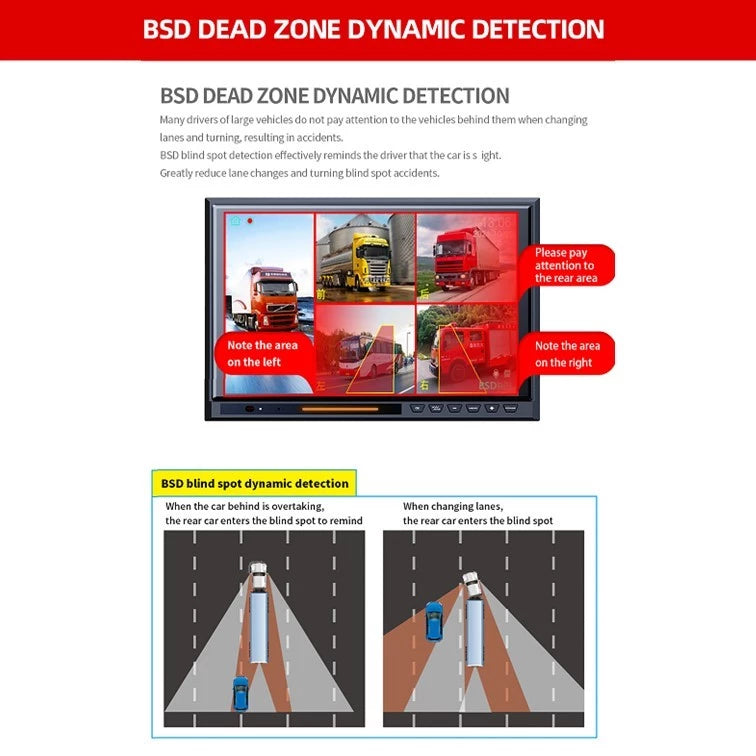10.1''inch Touch Screen Monitor 4CH DVR Recorder 4Pcs Camera | MDVR1004R