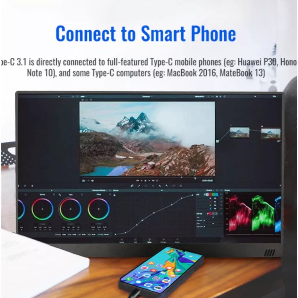 15.6”inch Portable 1080P TV IPS Monitor | LED1560-TC