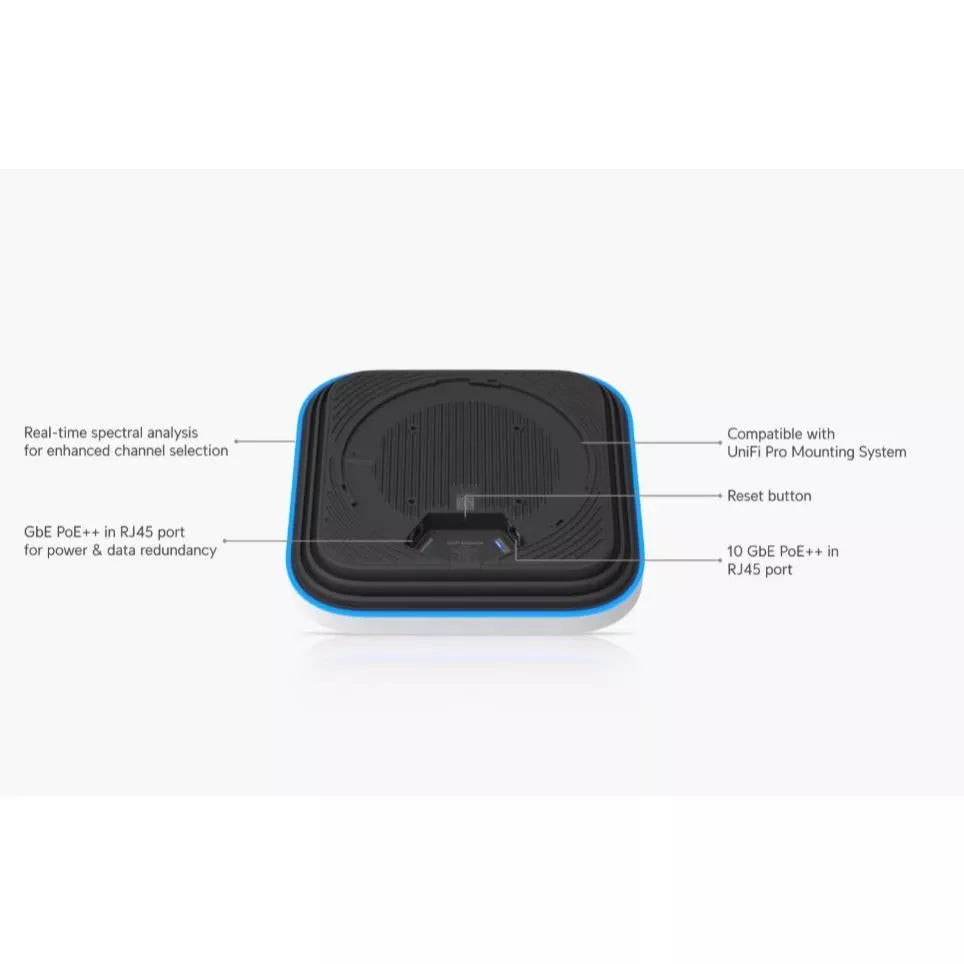 Unifi E7 Wifi 7 Access Point with 10 Spatial Streams and 10GbE Uplink