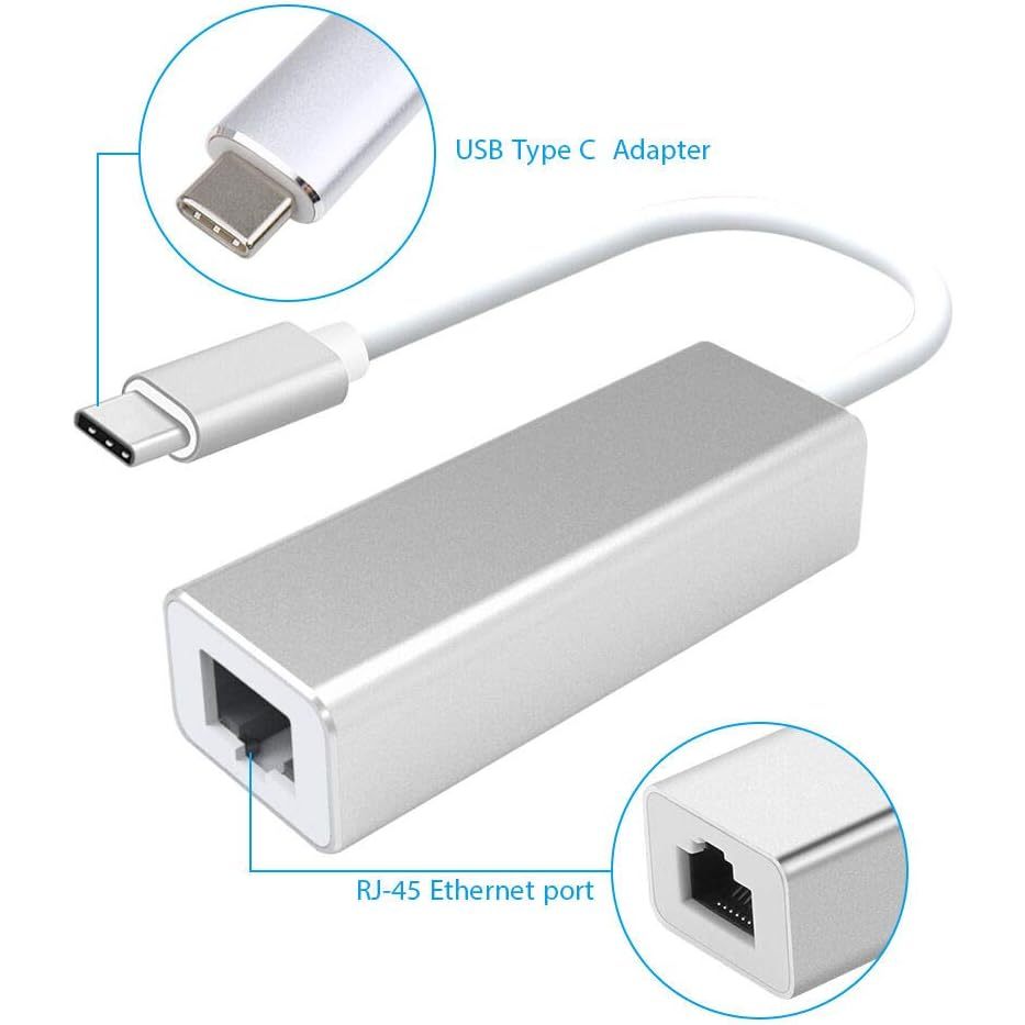 Type-C to Gigabit Ethernet Adapter | 1G, 100M, 10M | CB-DUB-E250
