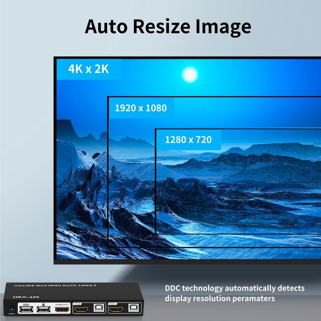 4K 30Hz HDMI KVM Switch with 2 or 4 Ports | HDKVS-02 / HDKVS-04