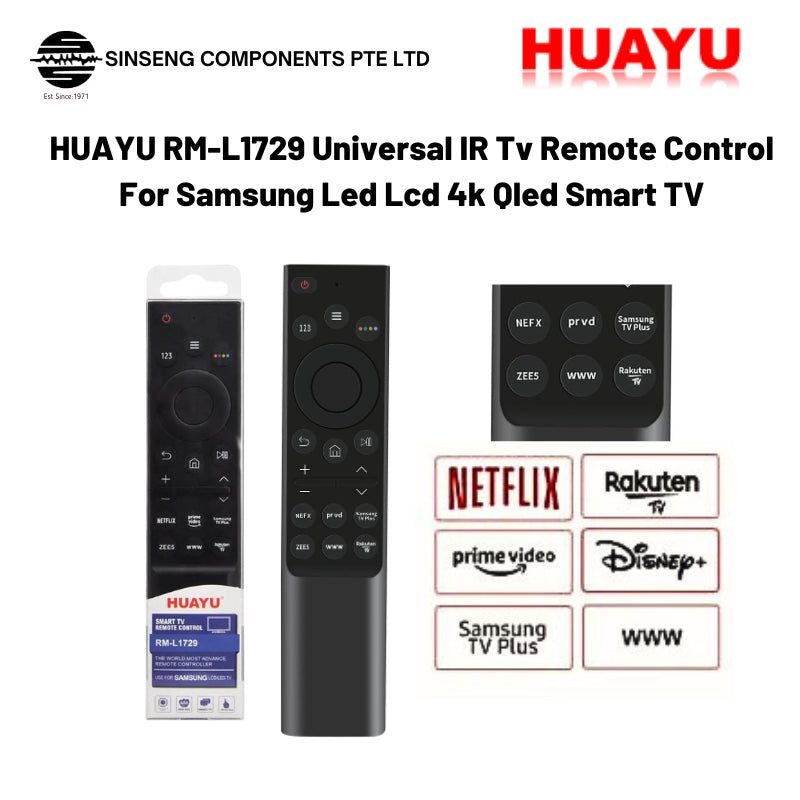 Universal IR Remote for Samsung Smart TV | RM-L1729