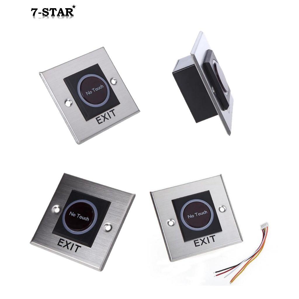 Exit Contactless IR Sensor Button with Backlight & LED Indication | 7SDA-NT86