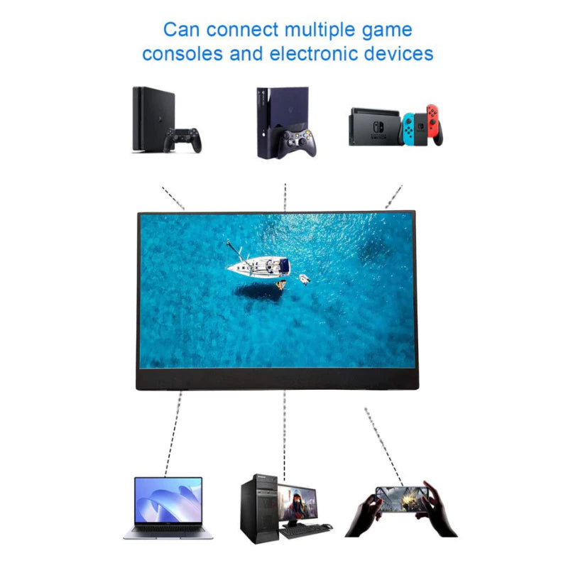 15.6”inch Portable 1080P TV IPS Monitor | LED1560-TC