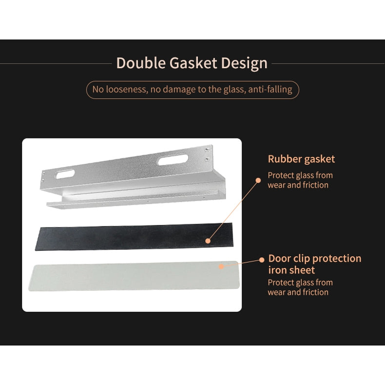 12V Frameless Glass Door Lock Bracket | DSU-600