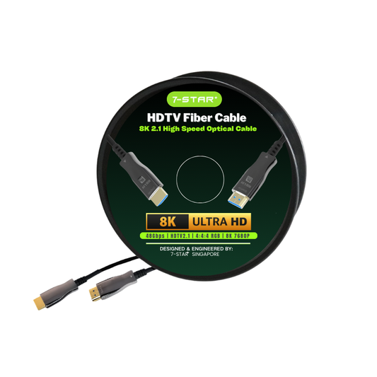 8K HDMI 2.1 Fiber Cable | 8K@60Hz | HDFOC