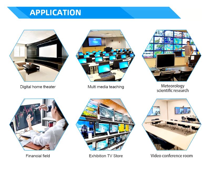 4-Way VGA Splitter | Distributes Video to LCD, PC, Projector Screens, 250MHz | VD04