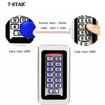 Waterproof Metal Keypad RFID EM Card Reader Access Control System | FS601