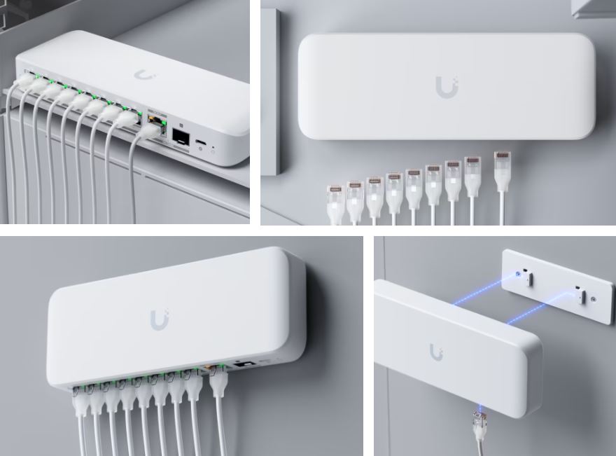 8-Port 2.5GbE Switch 10GbE SPF+ and USB-C | USW-Flex-2.5G-8