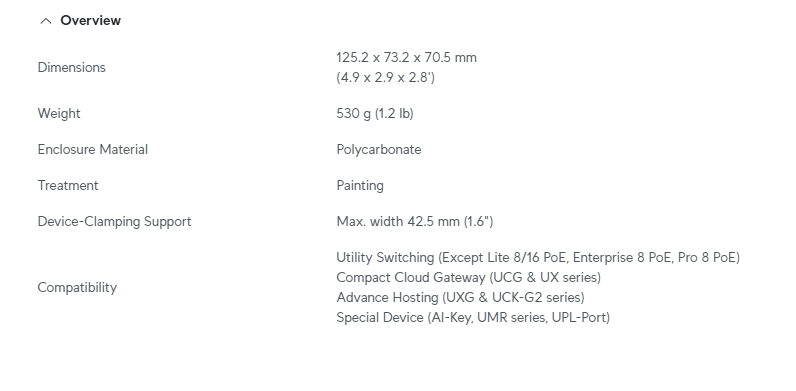 Ubiquiti Unifi Universal Table Stand UACC-UTS